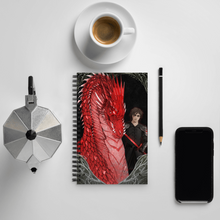 Load image into Gallery viewer, Murtagh and Thorn Spiral Notebook (Dark)

