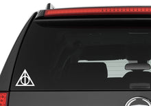 Load image into Gallery viewer, Deathly Hallows (variant #1) Harry Potter decal - car, laptop, phone vinyl decal
