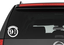 Load image into Gallery viewer, Platform 9 and 3/4 Harry Potter decal - car, laptop, phone vinyl decal
