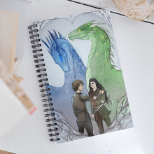Load image into Gallery viewer, Eragon and Arya Spiral Notebook
