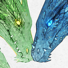 Load image into Gallery viewer, Saphira and Firnen - 11x17 art print
