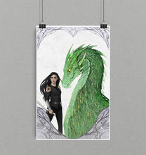 Load image into Gallery viewer, Arya and Firnen - 11x17 art print
