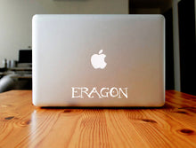 Load image into Gallery viewer, ERAGON book cover font decal - car, laptop, phone decal
