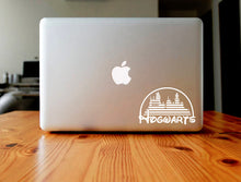 Load image into Gallery viewer, Hogwarts Meets the Disney Castle - Harry Potter decal - car, laptop, phone vinyl decal
