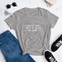 Load image into Gallery viewer, &quot;I&#39;m Up to No Good&quot; Women&#39;s T-Shirt
